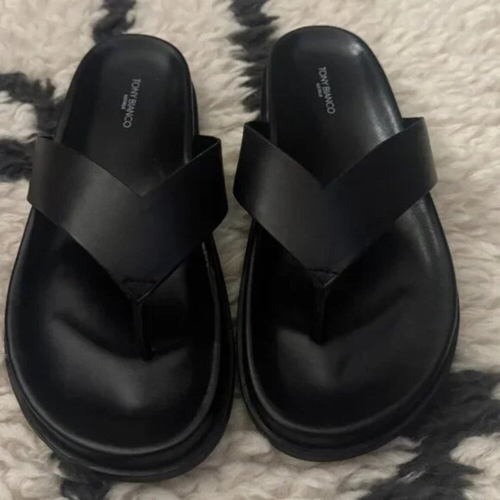 Tony Bianco Black Sandals